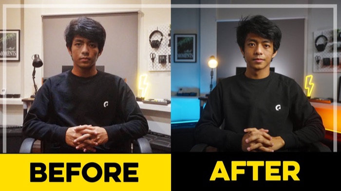 Exemplo de thumbnail Antes e Depois
