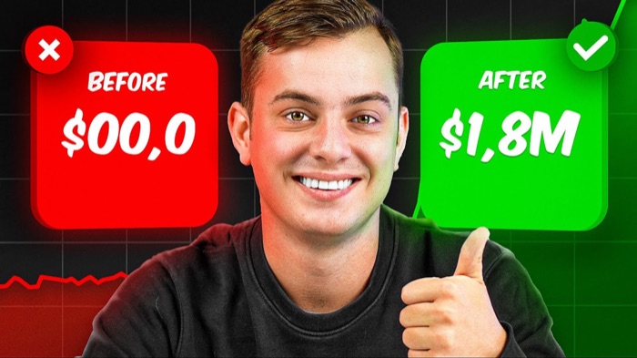 Exemplo de thumbnail Vermelho e Verde
